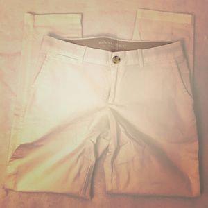 Banana Republic City Chino white pants 2 worn once